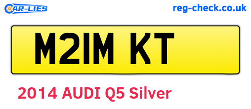 M21MKT are the vehicle registration plates.