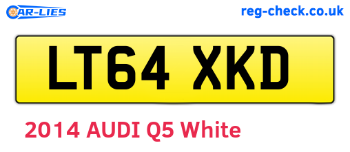 LT64XKD are the vehicle registration plates.