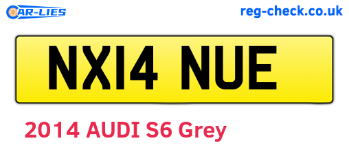 NX14NUE are the vehicle registration plates.