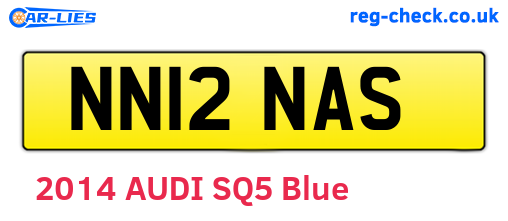 NN12NAS are the vehicle registration plates.