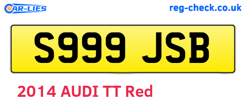 S999JSB are the vehicle registration plates.