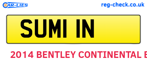 SUM11N are the vehicle registration plates.