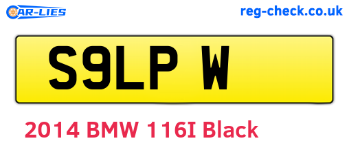 S9LPW are the vehicle registration plates.