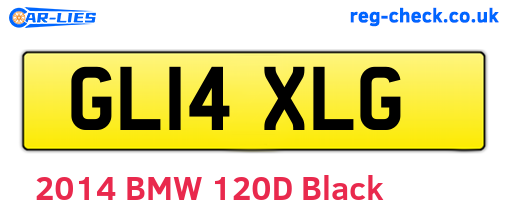 GL14XLG are the vehicle registration plates.