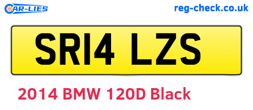SR14LZS are the vehicle registration plates.