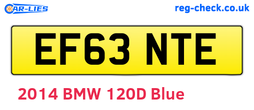 EF63NTE are the vehicle registration plates.