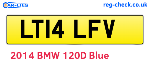 LT14LFV are the vehicle registration plates.