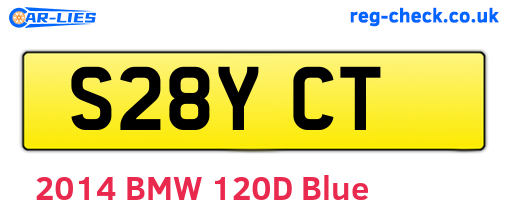 S28YCT are the vehicle registration plates.