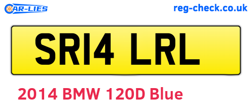SR14LRL are the vehicle registration plates.
