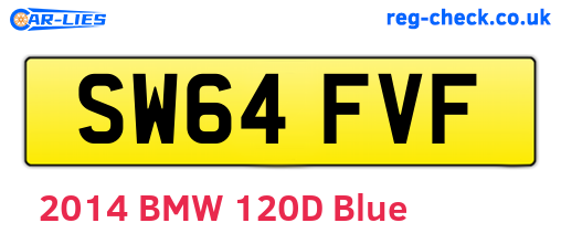 SW64FVF are the vehicle registration plates.