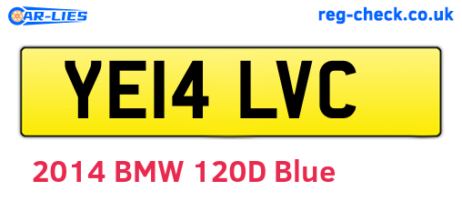 YE14LVC are the vehicle registration plates.