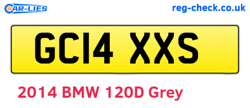 GC14XXS are the vehicle registration plates.