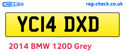 YC14DXD are the vehicle registration plates.