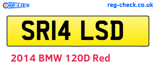 SR14LSD are the vehicle registration plates.