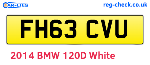 FH63CVU are the vehicle registration plates.
