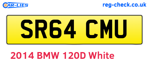 SR64CMU are the vehicle registration plates.