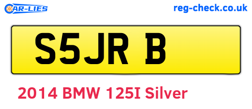 S5JRB are the vehicle registration plates.