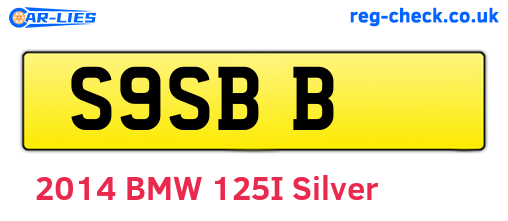 S9SBB are the vehicle registration plates.