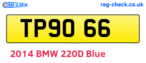 TP9066 are the vehicle registration plates.