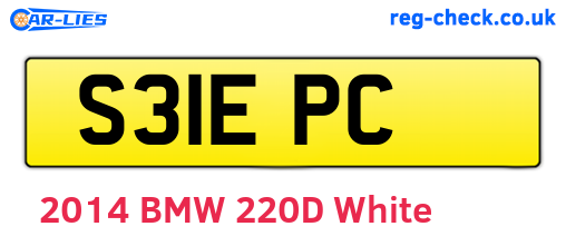 S31EPC are the vehicle registration plates.