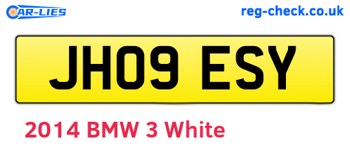 JH09ESY are the vehicle registration plates.