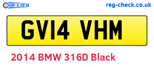 GV14VHM are the vehicle registration plates.