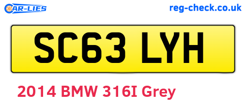 SC63LYH are the vehicle registration plates.