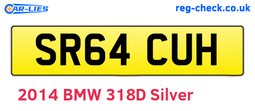 SR64CUH are the vehicle registration plates.