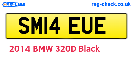SM14EUE are the vehicle registration plates.
