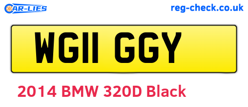 WG11GGY are the vehicle registration plates.