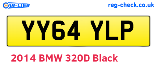 YY64YLP are the vehicle registration plates.