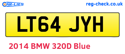 LT64JYH are the vehicle registration plates.