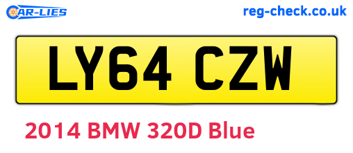 LY64CZW are the vehicle registration plates.