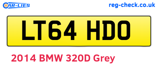 LT64HDO are the vehicle registration plates.