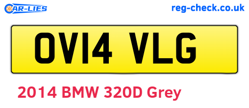 OV14VLG are the vehicle registration plates.
