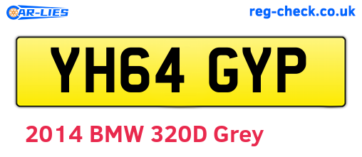 YH64GYP are the vehicle registration plates.