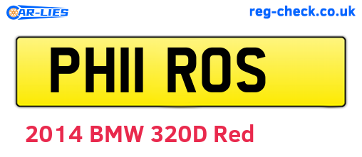 PH11ROS are the vehicle registration plates.