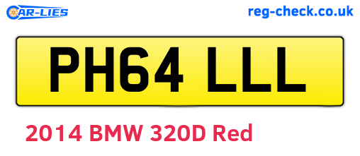 PH64LLL are the vehicle registration plates.