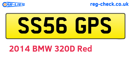SS56GPS are the vehicle registration plates.