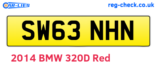 SW63NHN are the vehicle registration plates.