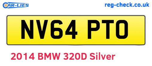 NV64PTO are the vehicle registration plates.