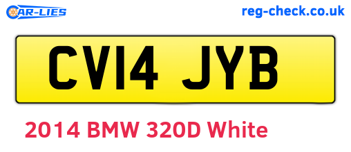 CV14JYB are the vehicle registration plates.