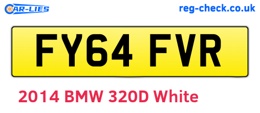 FY64FVR are the vehicle registration plates.