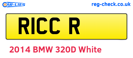 R1CCR are the vehicle registration plates.