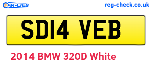 SD14VEB are the vehicle registration plates.