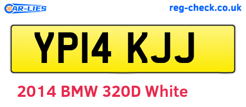 YP14KJJ are the vehicle registration plates.