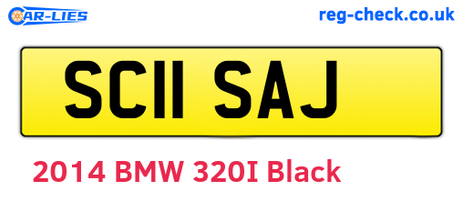 SC11SAJ are the vehicle registration plates.