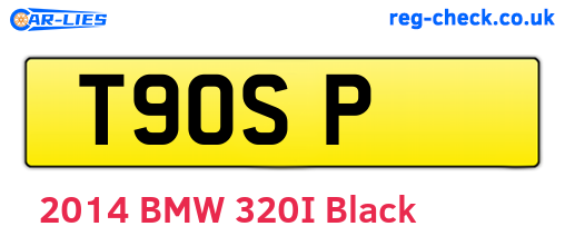 T9OSP are the vehicle registration plates.