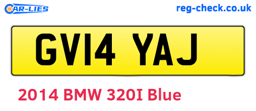 GV14YAJ are the vehicle registration plates.