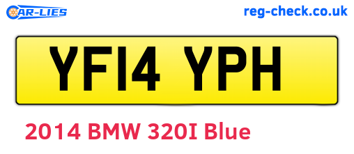 YF14YPH are the vehicle registration plates.